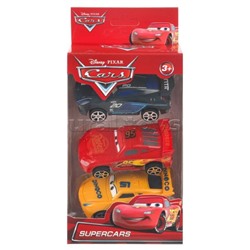 Машина пластик набор Тачки 7 см, 3 шт, коробка