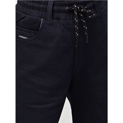 1884 т/син Брюки утепленные для мальчиков (116-134)