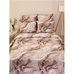 Пододеяльник бязь люкс на молнии - Мрамор