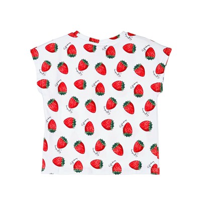 Фуфайка трикотажная для девочек (футболка)