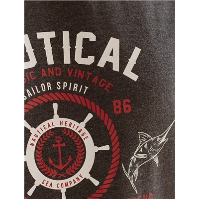 Футболка из премиального хлопка с авторским принтом