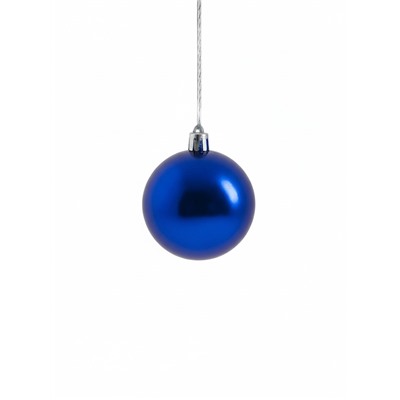 Ёлочные игрушки «Дорофея полосы блеск», шары новогодние, d=6 см, набор 6 шт., МИКС