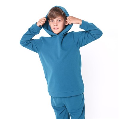 Костюм детский (толстовка, брюки) НАЧЁС, цвет петрол, рост 92 см