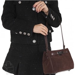 Сумка женская кожаная 6463BDAA coffee  Baidou