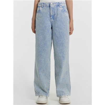 БРЮКИ ДЖИНСОВЫЕ ДЛЯ ДЕВОЧЕК (осенне-зимний ассортимент) 2025-1DTG101-9b