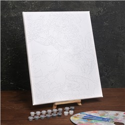 Картина по номерам для взрослых на холсте с подрамником «Поцелуй», 40×50 см