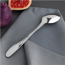 Ложка чайная из нержавеющей стали, длина 15 см, 201 сталь, серебристая