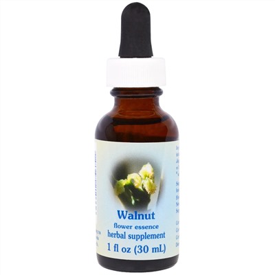 Flower Essence Services, Грецкий орех, цветочная эссенция, 30 мл