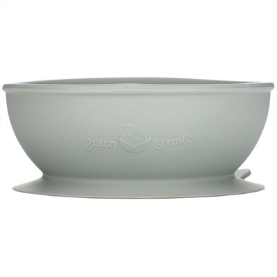 Green Sprouts, Learning Bowl, 9+ Months, Gray, 1 Bowl