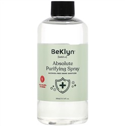 BeKLYN, Absolute Purifying Spray, Alcohol-Free Hand Sanitizer, 10.14 fl oz (300 ml)