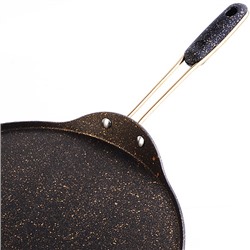 80450 Блинница 34 см алюм/мрам/п бак/руч (х6)