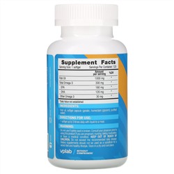 Vplab, Fish Oil, 1000 mg, 120 Softgels