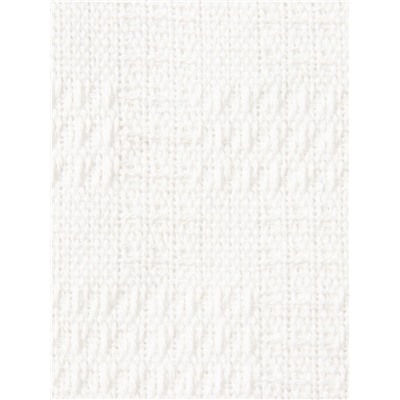 Плед с бахромой «Этель» White crystal, 130×180 см, жаккард