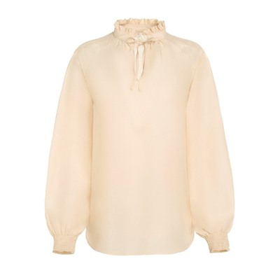 Блузка женская MINAKU: Enjoy, размер 44, цвет молочный