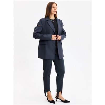 Пиджак женский MINAKU: Classic, темно-серый, размер 42-44