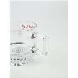 Кружка новогодняя стеклянная «Счастья», 270 мл