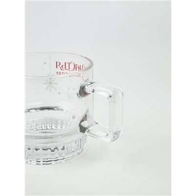 Кружка новогодняя стеклянная «Счастья», 270 мл