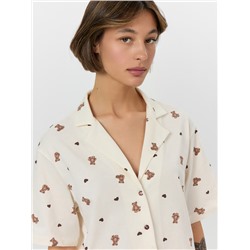 КОМПЛЕКТ ЖЕНСКИЙ (РУБАШКА, БРЮКИ) 592554