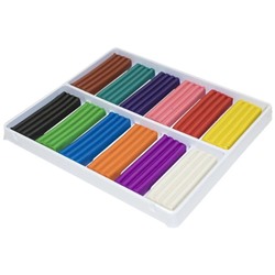 Пластилин 12 цв 180г ZOO, карт. кор.