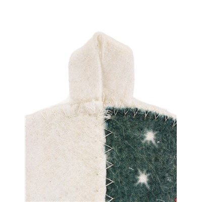 Шапка для бани и сауны «Реальная снегурочка», полиэфир 70%, шерсть 30%, «Добропаровъ»