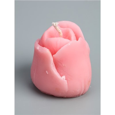 УЦЕНКА Свеча «Тюльпан», 4×4×4 см, соевый воск