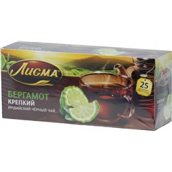 Лисма. Бергамот карт.пачка, 25 пак.