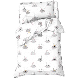 Постельное бельё 1.5-спальное «Этель» Funny rabbits, бязь