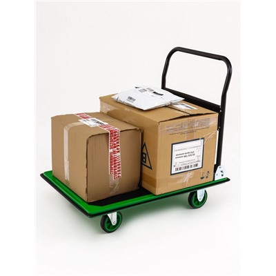 Тележка платформенная складная, для перевозки грузов, нагрузка до 300 кг, сталь, Greengo