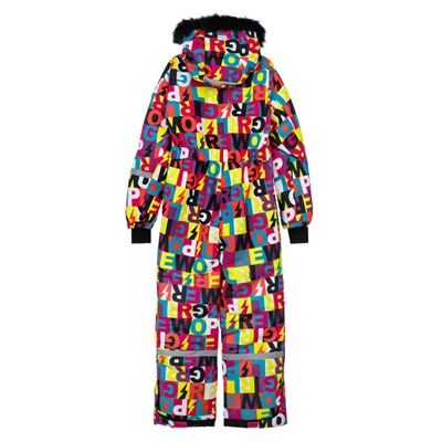 Комбинезон текстильный с полиуретановым покрытием для девочек
