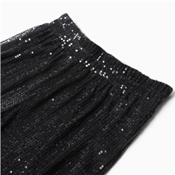 Брюки женские из пайеток MIST Celebration, размер 44, чёрные