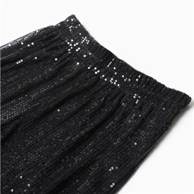 Брюки из пайеток женские MIST Celebration, размер 42, чёрные