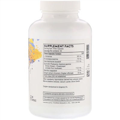 Thorne Research, Perma-Clear, 180 капсул
