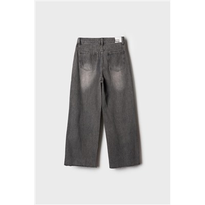 Брюки текстильные джинсовые для девочек PLAYTODAY, 1243742