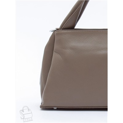 Сумка женская кожаная 0650CH gray Polina&Eiterou