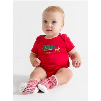 Боди детское «Крошка Я» My 1st Christmas, рост 68-74 см