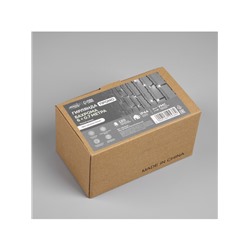 Гирлянда «Бахрома» 6×0.7 м, IP44, УМС, тёмная нить, 120 LED, свечение белое, 220 В