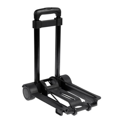 Тележка складная, для покупок и багажа, нагрузка до 30 кг, телескопическая ручка, пластик, 250×330×445(960) мм