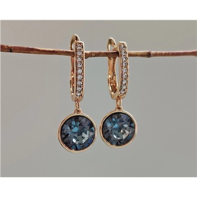 Серьги с кристаллами Swarovski