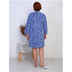 Халат "Коллаж" (Василек)