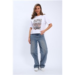 Футболка женская Modellance c принтом 32078