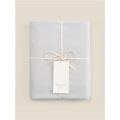 Простыня 1.5-спальная SL Home Percale 300ТС, 160×235 см, серая, хлопок 100%