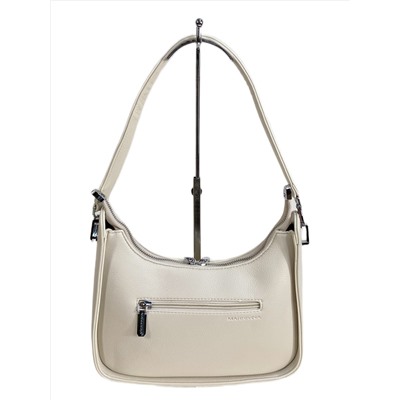 Женская сумка из искусственной кожи, цвет молочный