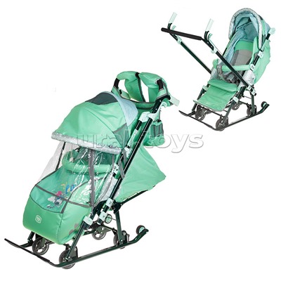 Коляска комбинированная "Ника детям 7-4" (мятный)