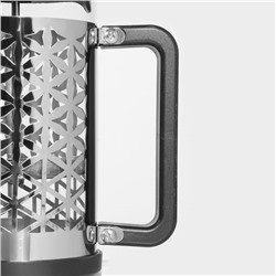 Чайник заварочный френч-пресс «Сейхо», 600 мл, стекло, нержавеющая сталь