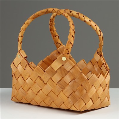 Корзина плетёная для хранения «Фляйт», секвойя, цвет натуральный, набор 2 шт.