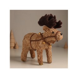 Фигурка «Лось в упряжке», 23×9×22.5 см