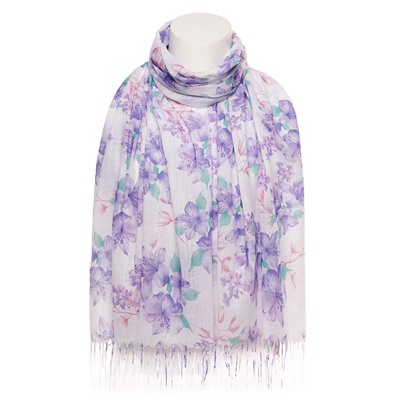 Палантин M-9 Цветы