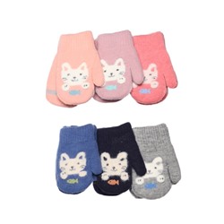 Варежки дет. KimLin Д-730 Котенок