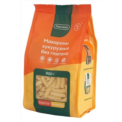 Макароны Трубочка из кукурузной муки "Диетика" 250г ЭКОПРОДУКТЫ, 1136937