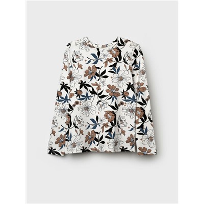 Фуфайка трикотажная для девочек (футболка с длинными рукавами)